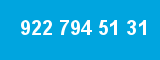 922 794 51 31